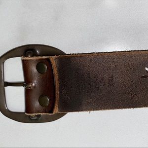 Unbranded Accessories - Floral Tooled Leather Belt - Brown Unbranded Accessories - Floral Tooled Leather Belt - Brown